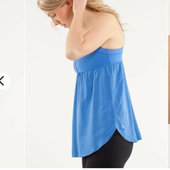 Lululemon Find Bliss tank top  porcelain blue 4 - Picture 4 of 16